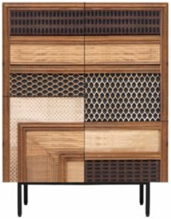 Highboard Gino 100x110cm Kare Design Kast|Bergkast 70467