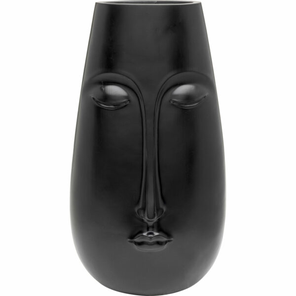 Vaas Visage Black 60cm Kare Design Vaas 57220