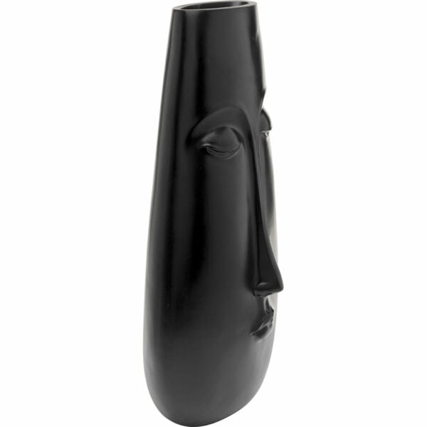 Vaas Visage Black 60cm Kare Design Vaas 57220