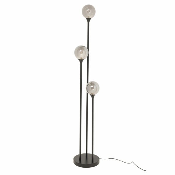 Vloerlamp Al Capone Tre Black 175cm Kare Design Vloerlamp 57460