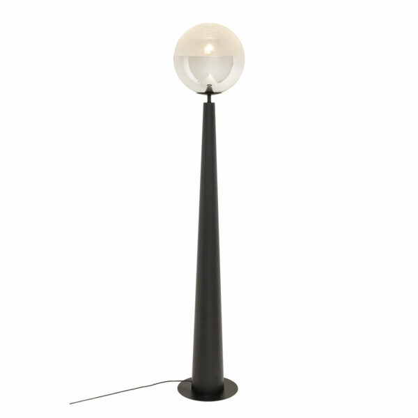 Vloerlamp Disco Bal Black 163cm Kare Design Vloerlamp 57458