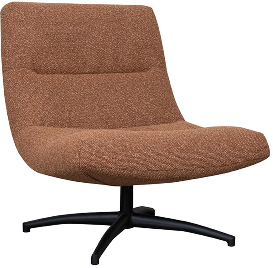 LABEL51 Fauteuil Calix - Terra - Boucle Oranje|bruin Fauteuil