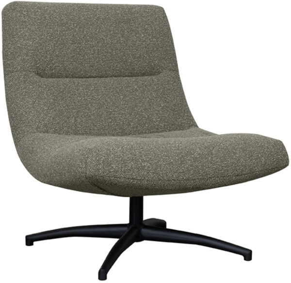 LABEL51 Fauteuil Calix - Truffel grijs - Boucle Grijs Fauteuil