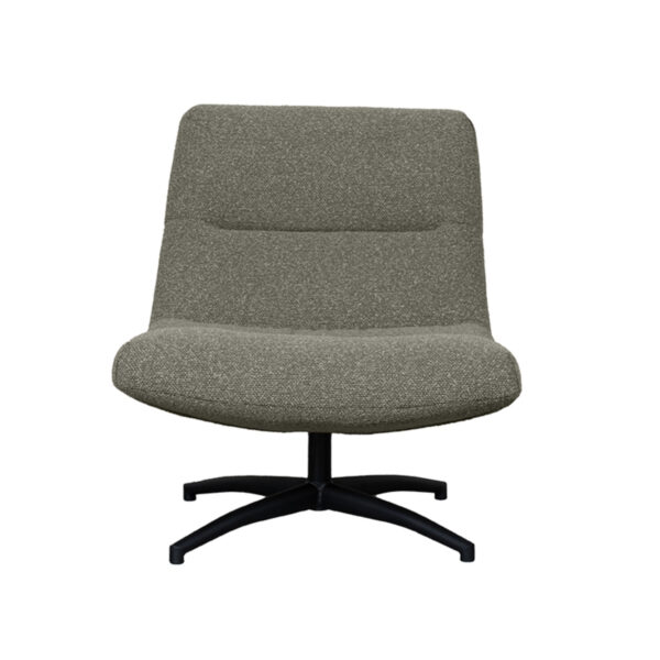 LABEL51 Fauteuil Calix - Truffel grijs - Boucle Grijs Fauteuil