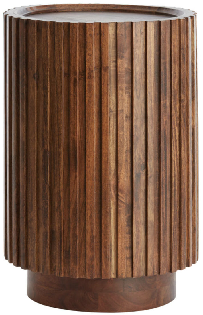 Bijzettafel Kiyose - Acacia Hout Donker Bruin Light & Living Bijzettafel 5512083