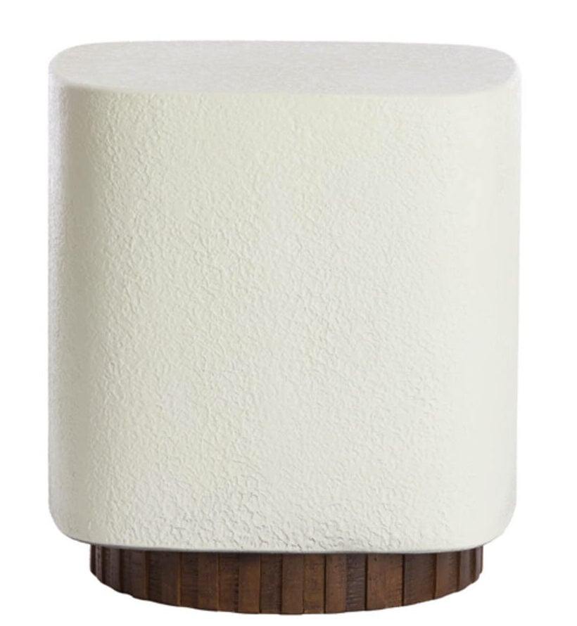 Bijzettafel Seddon - Crème+hout Bruin Light & Living Bijzettafel 5509843