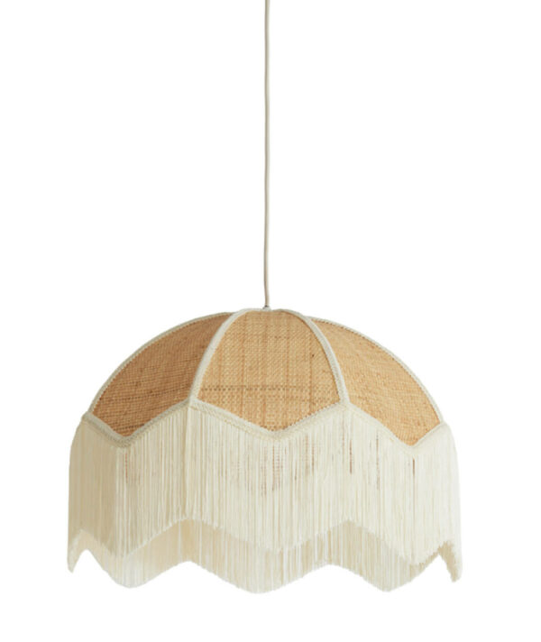 Hanglamp Malacia - Raffia Naturel+crème Light & Living Hanglamp 2986382