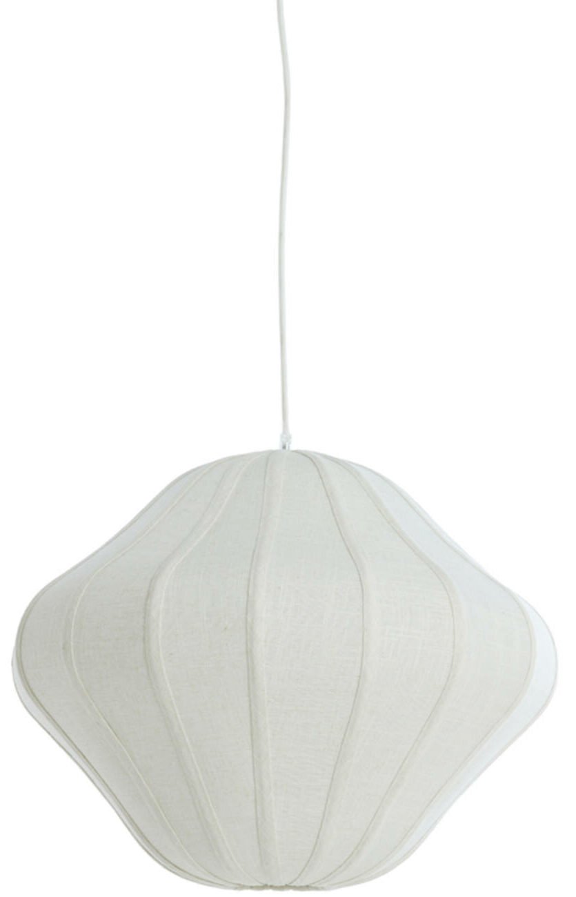 Hanglamp Sukau - Linnen Crème Light & Living Hanglamp 2987806