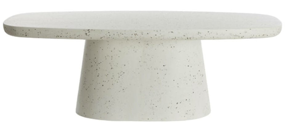 Salontafel Hamura - Terrazzo Wit Light & Living Salontafel 5513188