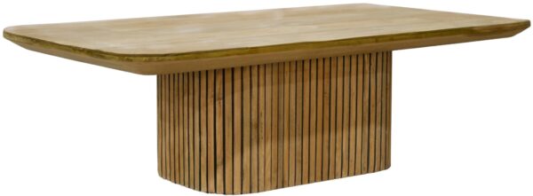 Livingfurn Eettafel Lausanne 230cm Bruin|Naturel Eettafel