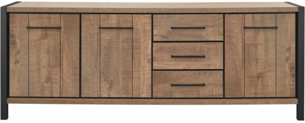 Profijt Meubel Dressoir Mantera dark mango Bruin|Naturel Dressoir