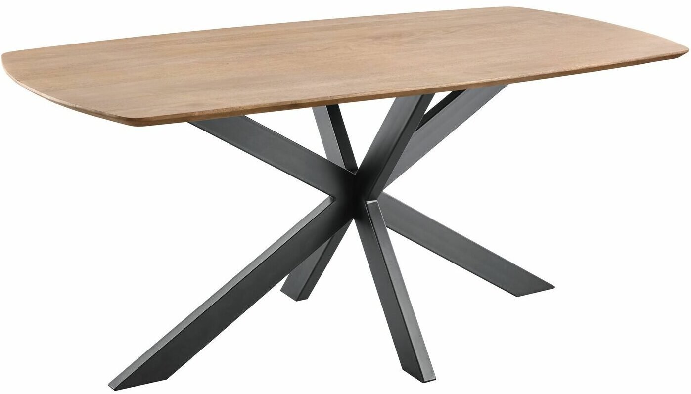 Profijt Meubel Eettafel Nocona 210x105 deens ovaal Bruin|Naturel Eettafel