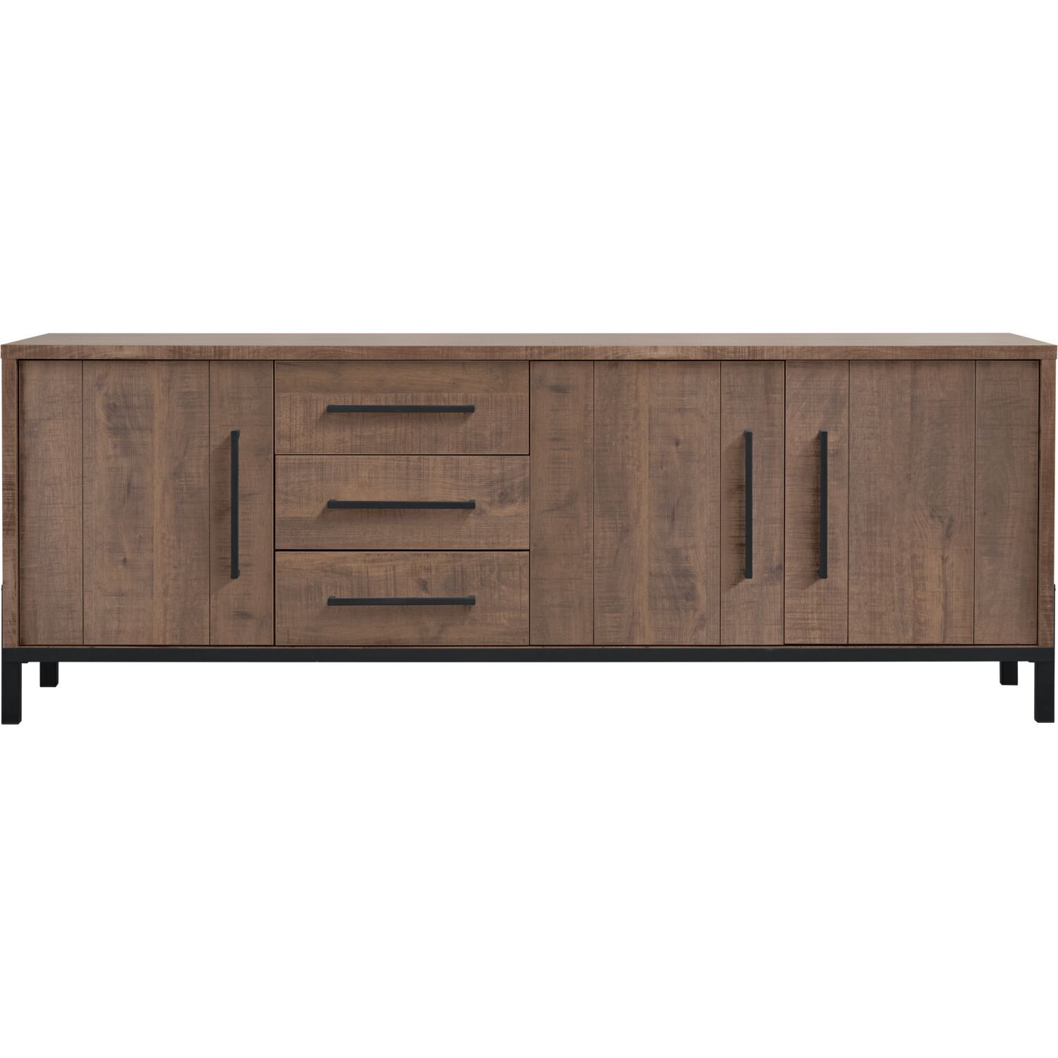 Pronto Wonen Dressoir Ricardi 175x90x45 cm dark mango Bruin|Naturel Dressoir