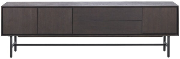 Pronto Wonen TV-meubel Belvio (205 Cm) dark oak fineer Bruin Tv-meubel|Tv-dressoir