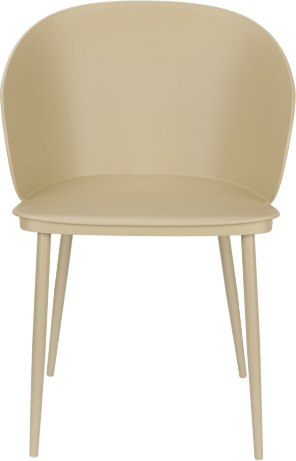 Eetkamerstoel Gigi All Beige White Label Living Eetkamerstoel ZVR1000264