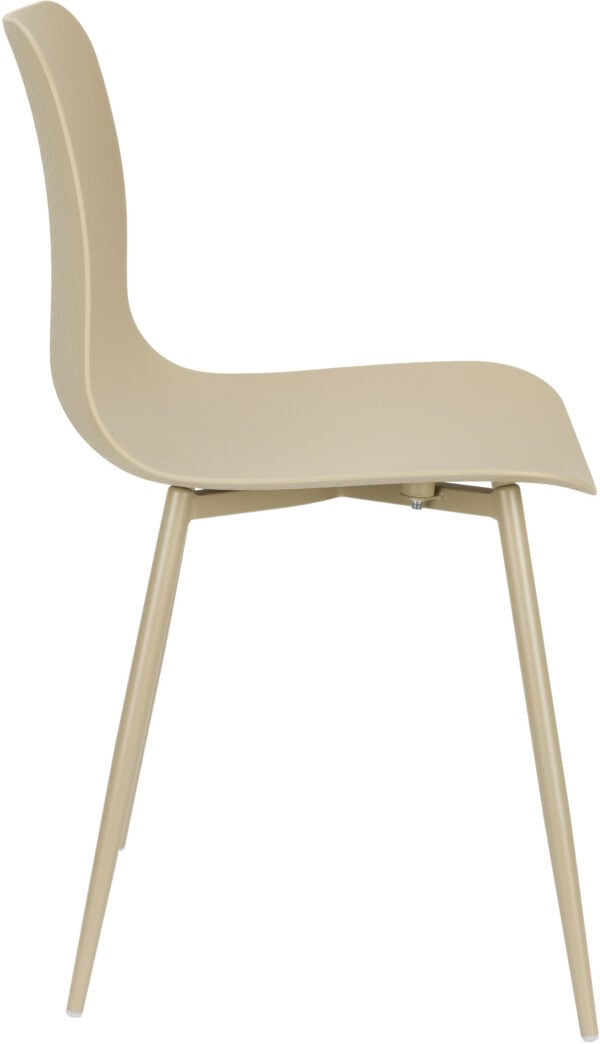 Eetkamerstoel Leon Beige White Label Living Eetkamerstoel ZVR1000265