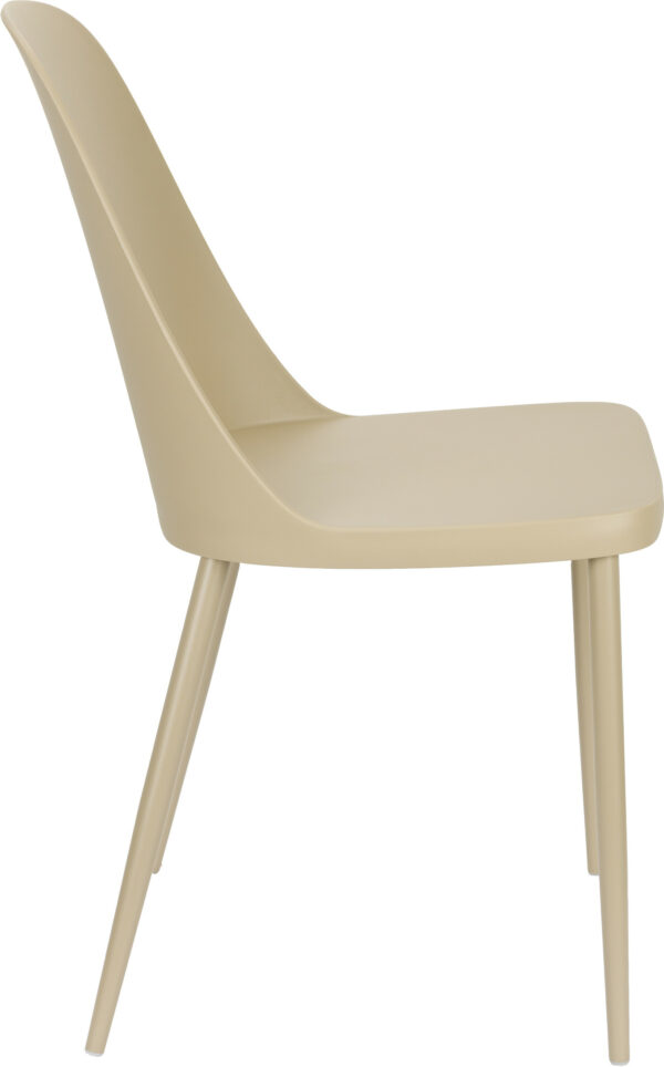 Eetkamerstoel Pip All Beige White Label Living Eetkamerstoel ZVR1000263