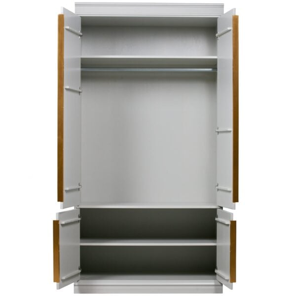 BePureHome Organize kast 62cm grenen mist Wit Linnenkast