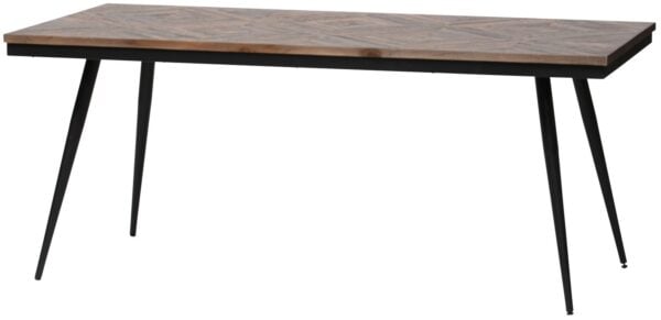 BePureHome Rhombic eettafel 180x90cm hout/metaal Naturel Eettafel