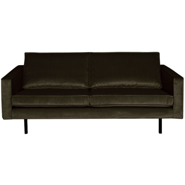 BePureHome Rodeo 2,5-zitsbank velvet dark green hunter Groen 2-zitsbank