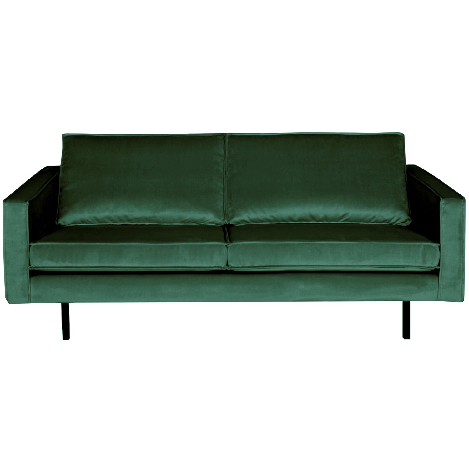 BePureHome Rodeo 2,5-zitsbank velvet green forest Forest 2-zitsbank