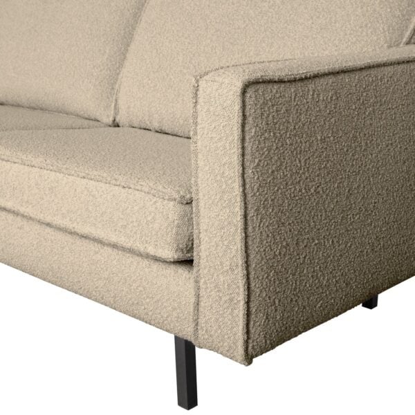 BePureHome Rodeo 3-zitsbank boucle beige Beige 3-zitsbank