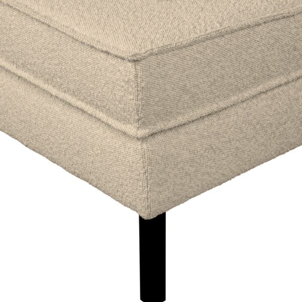 BePureHome Rodeo hocker op poten boucle beige Beige Hocker