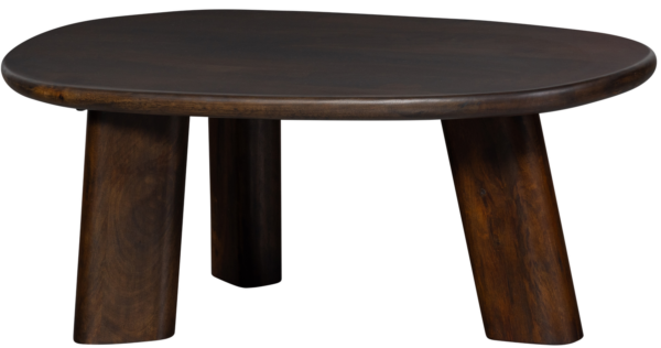 BePureHome Roundly salontafel mango hout walnoot Bruin Salontafel