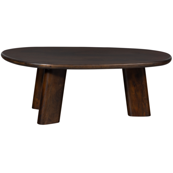 BePureHome Roundly salontafel mango hout walnoot Bruin Salontafel