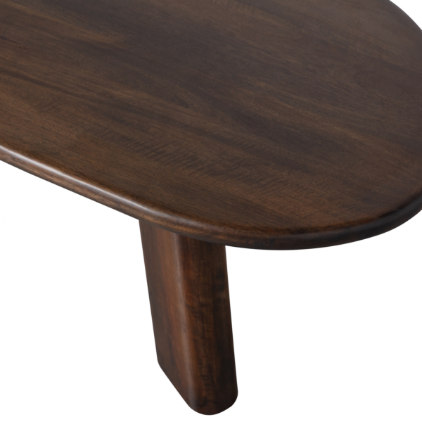 BePureHome Roundly salontafel mango hout walnoot Bruin Salontafel