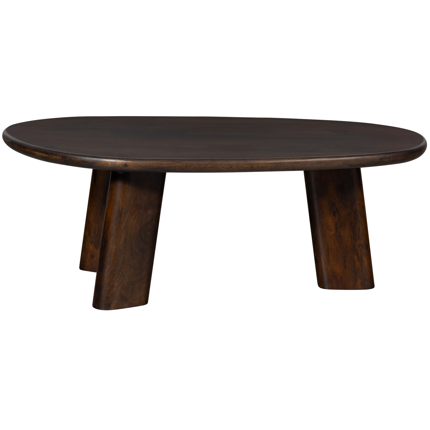 BePureHome Roundly salontafel mango hout walnoot Bruin Salontafel