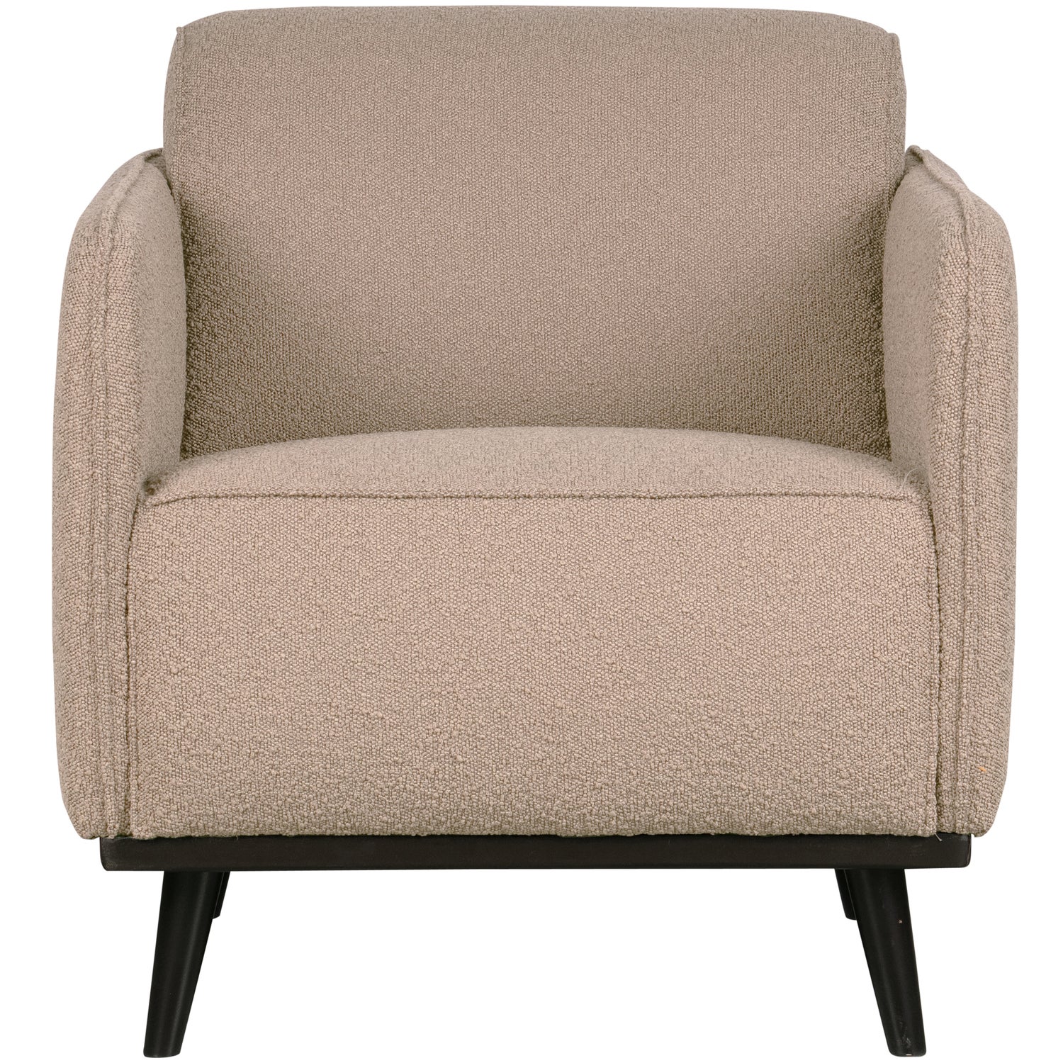 BePureHome Statement Fauteuil Met Arm Boucle Beige