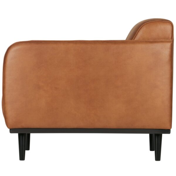 BePureHome Statement fauteuil met arm lederlook cognac Cognac Fauteuil