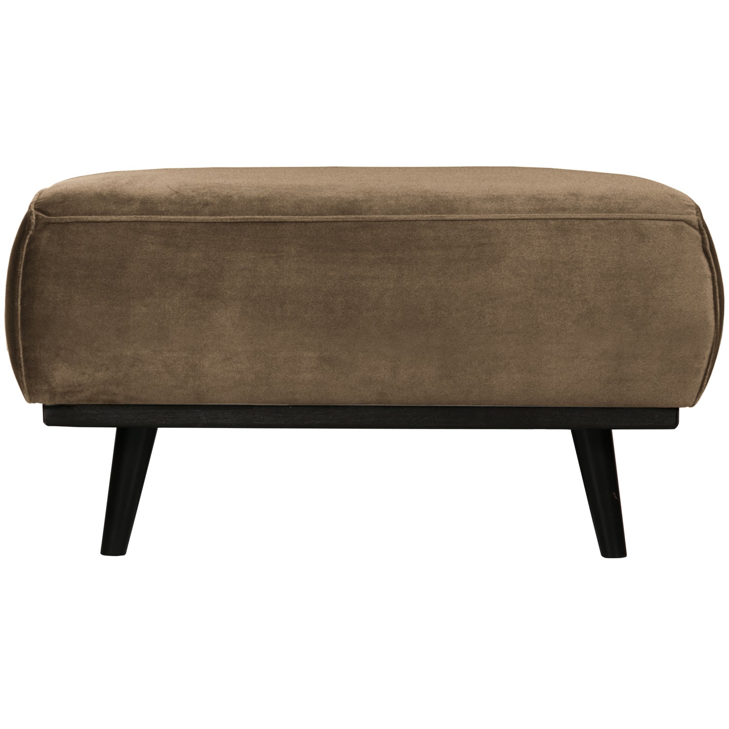 Statement Hocker Fluweel - Taupe 80x55cm