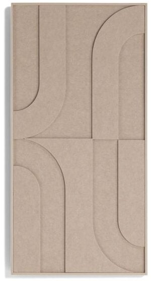 COCO maison Jace schilderij 48x96cm - creme Beige|Wit Schilderij