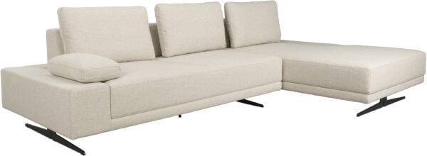 Shelly Bank Off-white Rechts Chaise Longue Dutchbone 3-zitsbank ZVR1000154