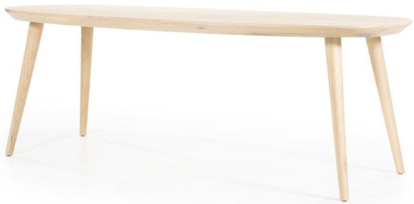 Eettafel Elijah 220x100 cm - Naturel Eleonora Eettafel 96212