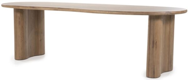 Eettafel Josh 250x110 cm - Bruin Eleonora Eettafel 96203