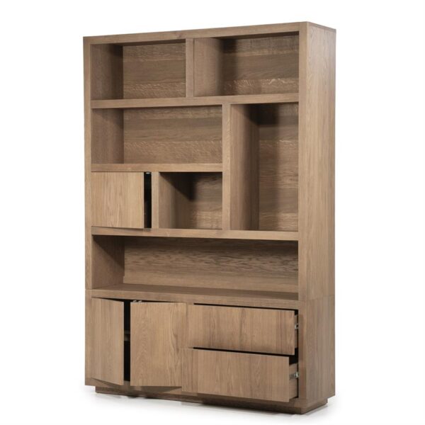 Kabinet Helsinki 150x220 cm - Lichtbruin Eleonora Kast|Bergkast 96274