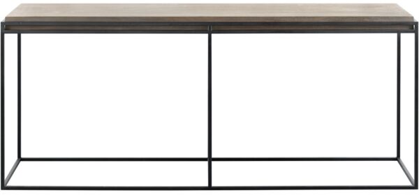 INHOUSE Sidetable Boldara mangohout 180x42cm Bruin|Naturel Bijzettafel