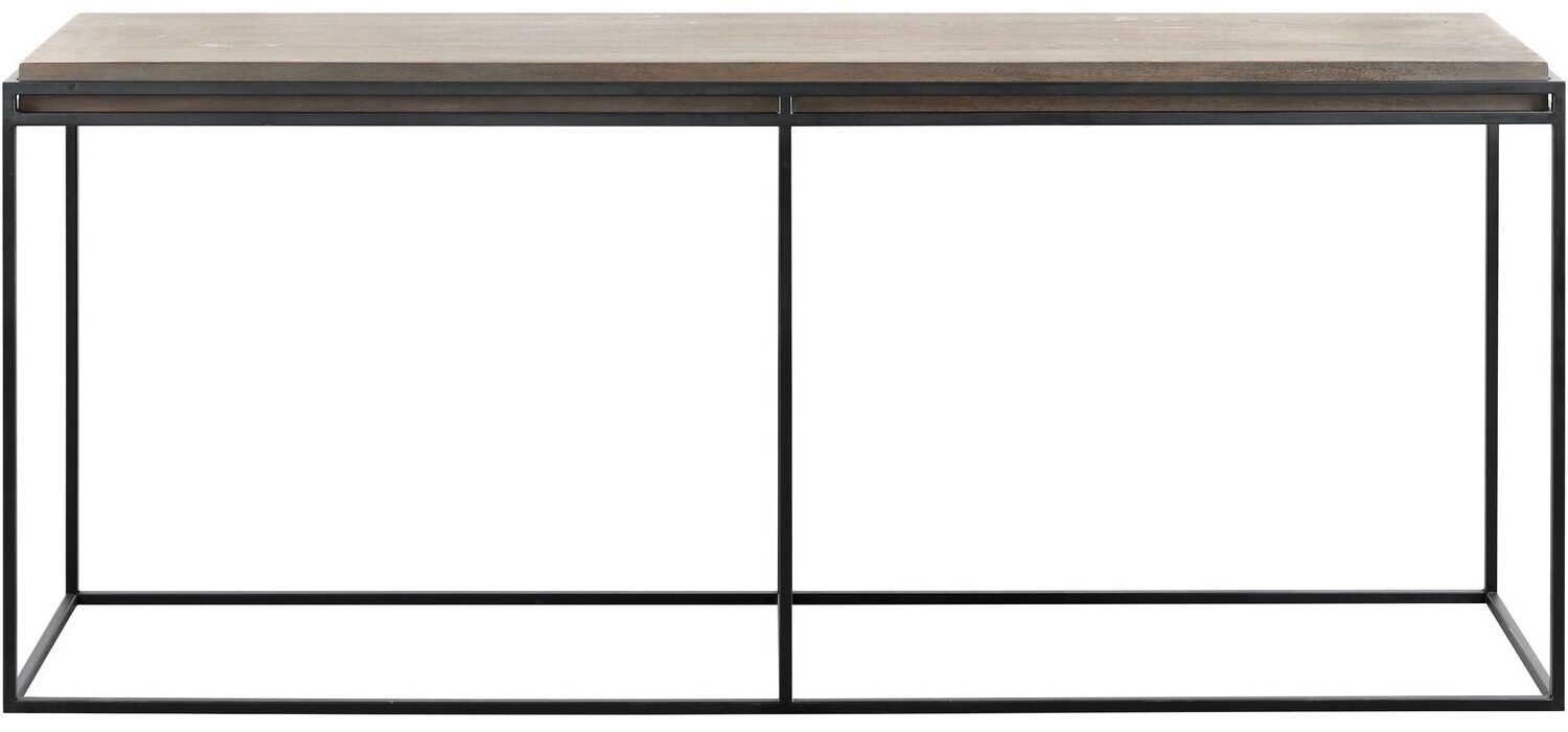 INHOUSE Sidetable Boldara mangohout 180x42cm Bruin|Naturel Bijzettafel