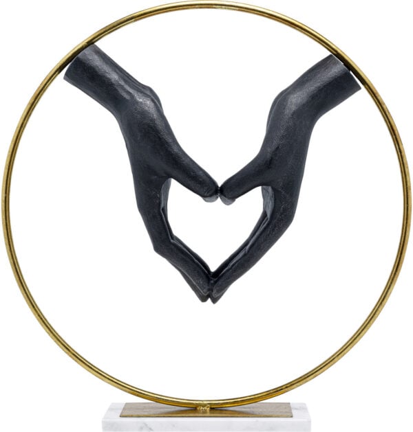 Beeld Elements Heart Hand 62cm Kare Design Beeld 53431