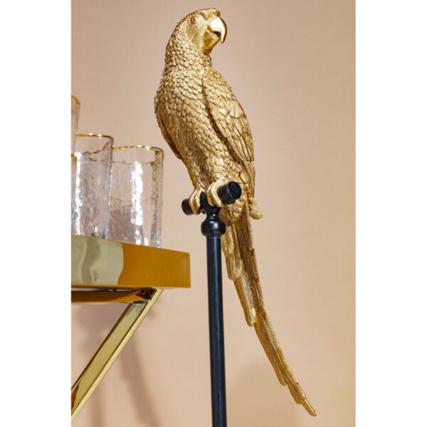 Beeld Parrot Gold 116cm Kare Design Beeld 61630