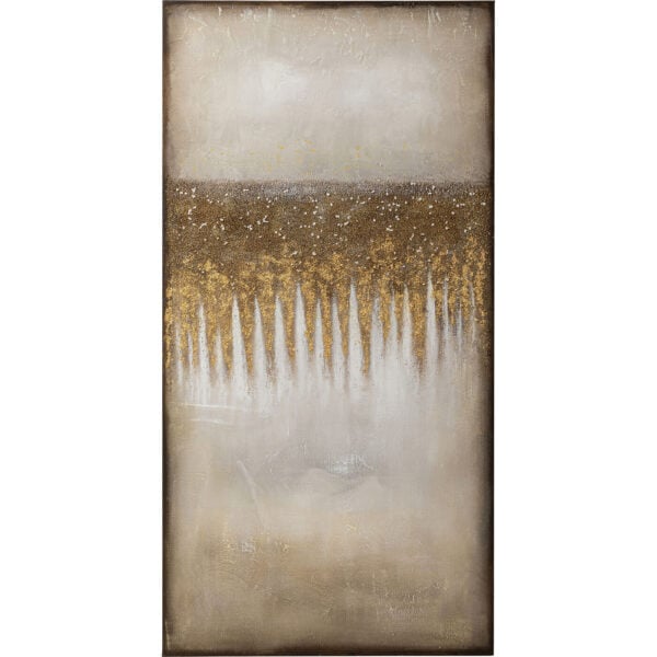 Schilderij Canvas Abstract Fields 100x200cm Kare Design Schilderij 62023