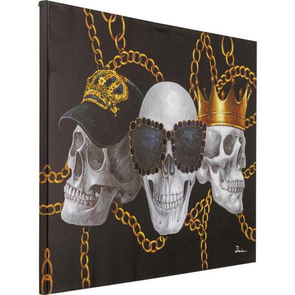 Schilderij Canvas Skull Gang 120x90cm Kare Design Schilderij 53166