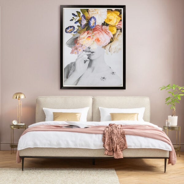 Schilderij + Frame Flower Lady Pastel 117x154cm Kare Design Schilderij 51534