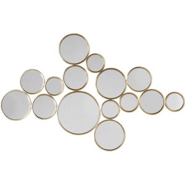 Spiegel Bubbles Brass 138x93cm Kare Design Spiegel 84132