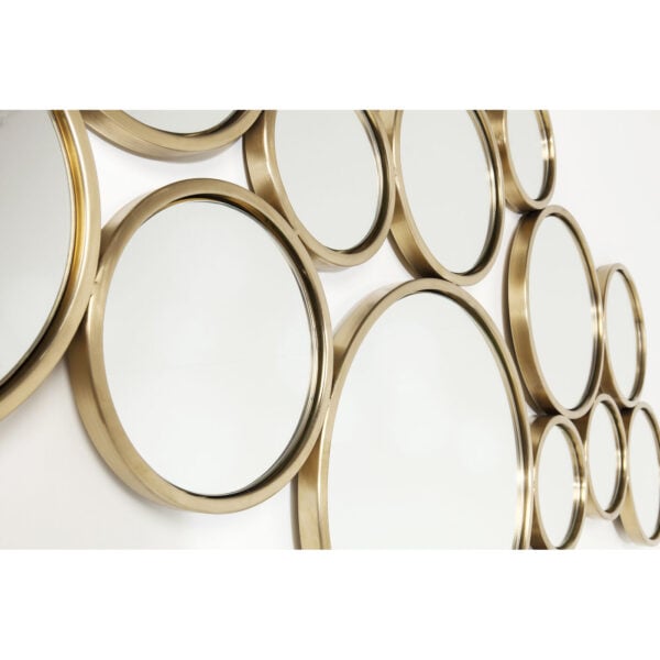 Spiegel Bubbles Brass 138x93cm Kare Design Spiegel 84132