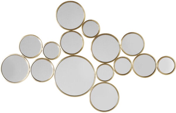 Spiegel Bubbles Brass 138x93cm Kare Design Spiegel 84132