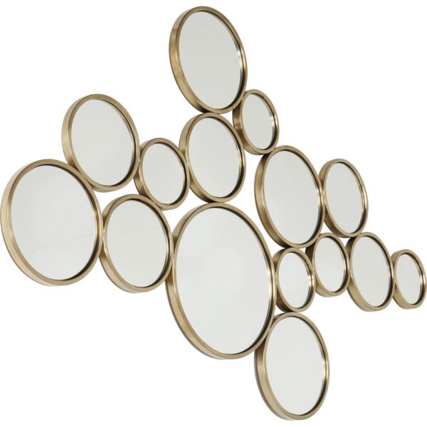 Spiegel Bubbles Brass 138x93cm Kare Design Spiegel 84132